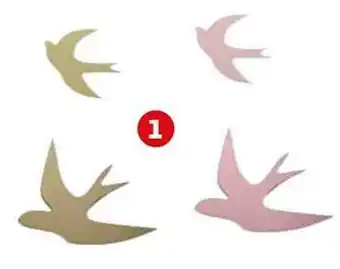 Auchan Lot 2 oiseaux actuel offre