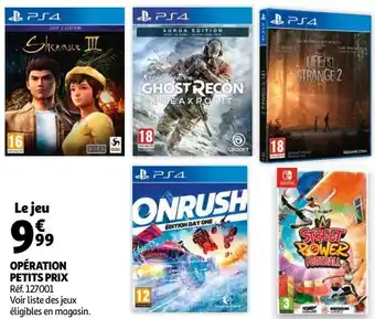 Auchan "opération petits prix", offre