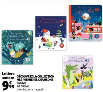 Auchan Grund découvrez la collection mes premières chansons offre
