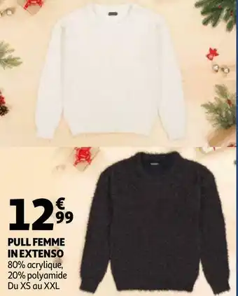 Auchan In extenso pull femme offre