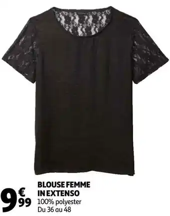 Auchan In extenso blouse femme offre