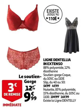 Auchan In extenso ligne dentellia offre