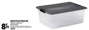 Auchan Boite plastique 35l offre