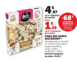 U Express MIX Pizza del gusto buffet offre