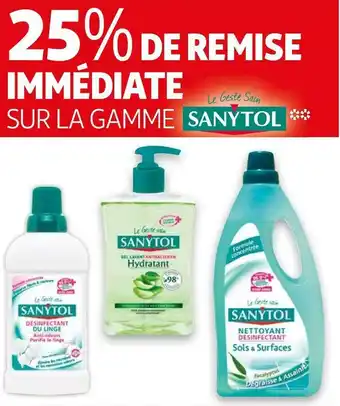Auchan Sanytol bon plan sur la gamme sanytol offre