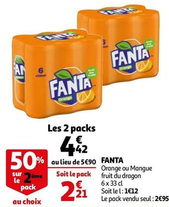 Auchan Fanta fanta offre