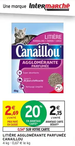 Intermarché Express Litière agglomérante parfumée canaillou offre