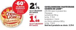 U Express COEUR DE LION Coulommiers pasteurise offre