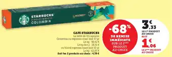 U Express STARBUCKS Cafe offre