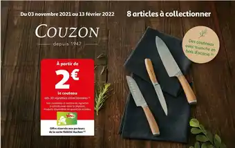 Auchan Le couteau offre