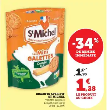 U Express ST MICHEL Biscuits aperitif offre