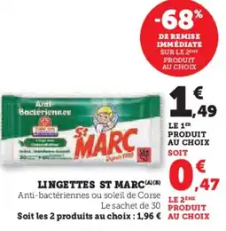 U Express ST MARC Lingettes offre