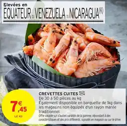 Intermarché Contact Crevettes cuites offre