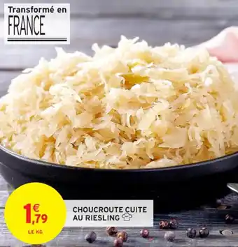 Intermarché Contact Choucroute cuite au riesling offre