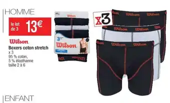Cora x Carrefour Boxers coton stretch offre