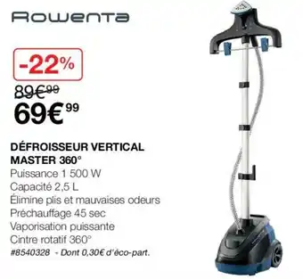 Costco Défroisseur vertical master offre