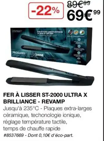 Costco Fer à lisser st-2000 ultra x brilliance - revamp offre
