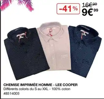 Costco Chemise imprimée homme offre