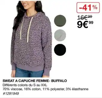 Costco Sweat a capuche femme offre