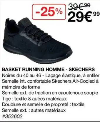 Promo basket running homme hotsell