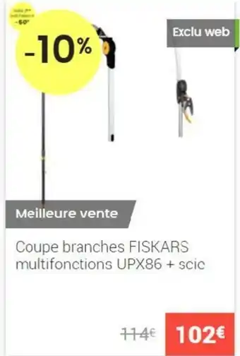 Gamm vert Coupe branches FISKARS offre