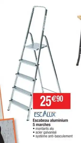 Escabeau aluminium