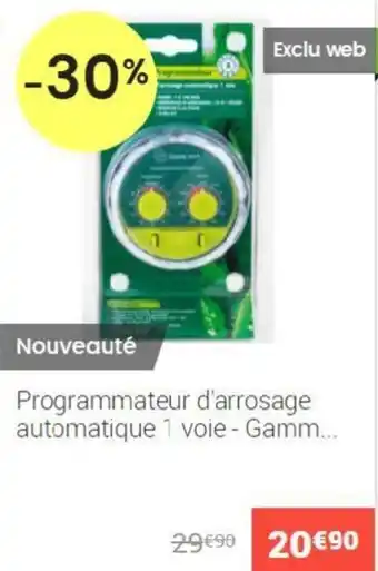 Gamm vert Programmateur d'arrosage automatique offre