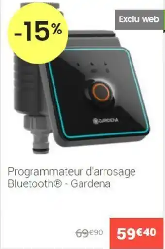 Gamm vert Programmateur d'arrosage bluetooth offre