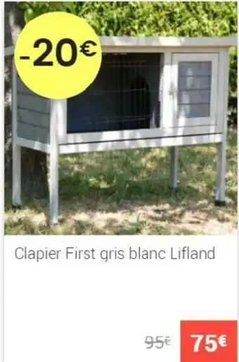 Gamm vert Clapier first gris blanc lifland offre