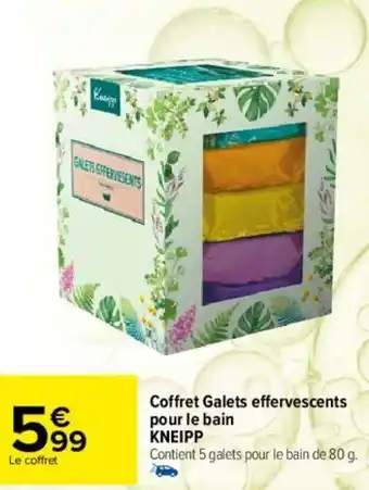 Coffretr galets effervescents pour le bain KNEIPP