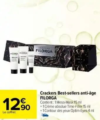 Carrefour Crackers best-sellers anti-âge FILORGA offre
