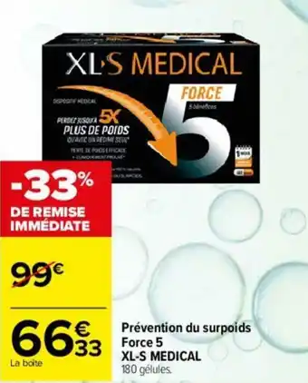 Carrefour Prévention du surpoids force 5 offre