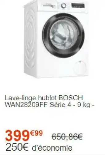 Lave-linge hublot BOSCH
