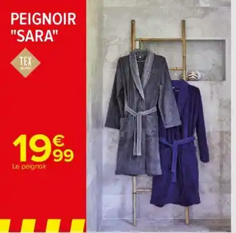 Carrefour Peignoir "sara" offre