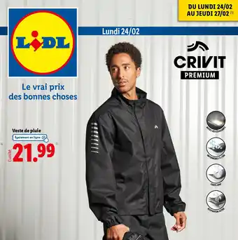 Lidl CRIVIT Veste de pluie offre