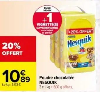 Poudre chocolatée NESQUIK