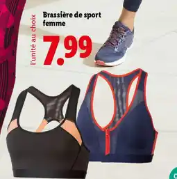 Lidl Brassière de sport femme offre