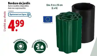 Lidl Bordure de jardins offre