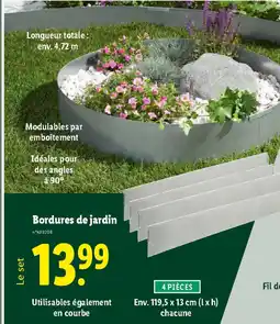 Lidl Bordures de jardin offre