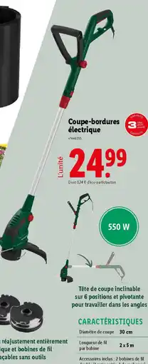 Lidl Coupe-bordures électrique offre