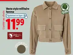 Lidl ESMARA Veste style militaire femme offre