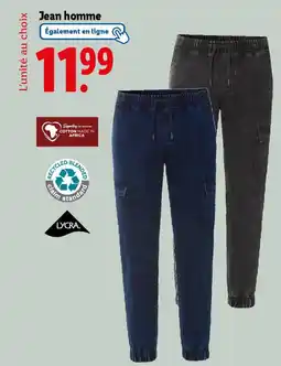 Lidl Jean homme offre