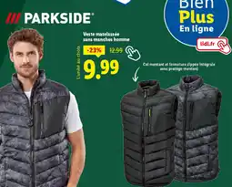 Lidl PARKSIDE® Veste matelassée sans manches homme offre