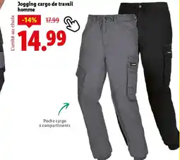 Lidl Jogging cargo de travail homme offre