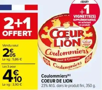 Carrefour Coulommiers COEUR DE LION offre