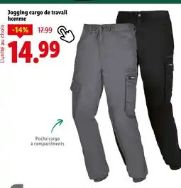 Lidl Jogging cargo de travail homme offre