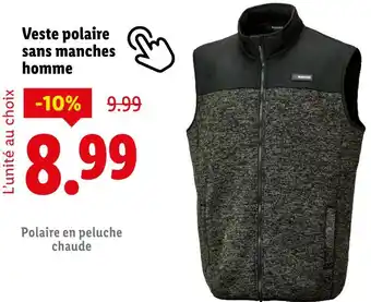 Lidl Parkside Veste polaire sans manches homme offre