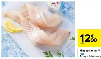 Carrefour Filet de merlan offre