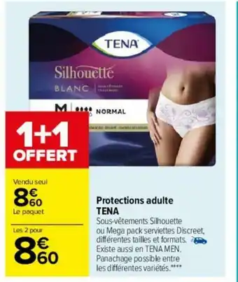 Carrefour Protection adulte Tena offre