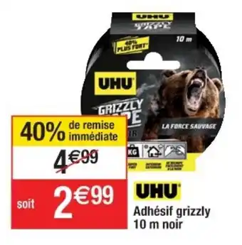 Cora x Carrefour Adhésif grizzly offre